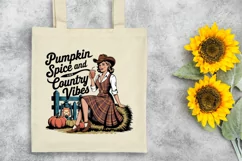 Pumpkin Spice and Country Vibes PNG Product Image 1