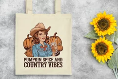 Pumpkin Spice and Country Vibes PNG Product Image 8