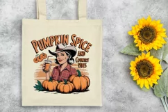 Pumpkin Spice and Country Vibes PNG Product Image 7