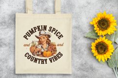 Pumpkin Spice and Country Vibes PNG Product Image 8