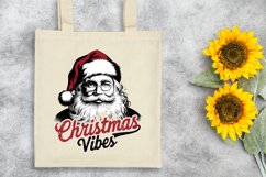 Christmas Vibes Santa PNG Clipart Product Image 1