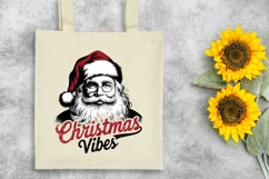 Christmas Vibes Santa PNG Clipart Product Image 1
