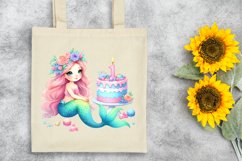 Mermaid Cake , Clipart |T-shirt, Mug, Tumbler Product Image 7
