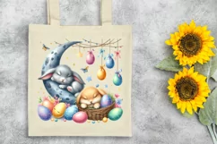 Easter Bunny Clipart |T-shirt, Mug PNG Product Image 6