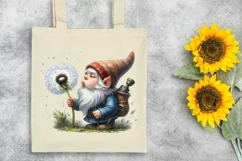 Gnome Blowing Dandelion Clipart |T-shirt, Mug, Tumbler Product Image 7
