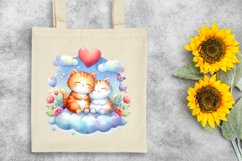 Cats Spring Heart Love Clipart |T-shirt, Mug, Tumbler Product Image 6