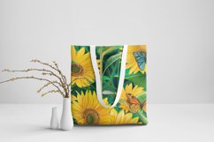 Sunflowers and Butterflies Seamless Patterns Product Image 7