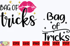 Bag Of Tricks SVG | Makeup Bag SVG | Cosmetic Bag SVG | PNG Product Image 3