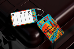Luggage tag sublimation bundle Bag tag designs Travel tags Product Image 2