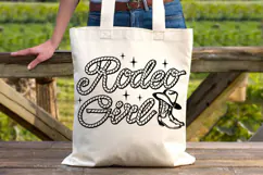 Rodeo Girl SVG Rodeo Rope Western Cowgirl boot Clipart Cowbo Product Image 5