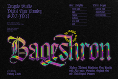 Bageshron Blackletter Font Family Product Image 1