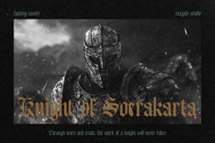 Bageshron Blackletter Font Family Product Image 15