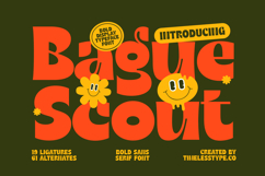 Bague Scout - Bold Sans Serif Font Product Image 1