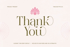 Bagvan Anstic Elegant Thin Serif Display Font Product Image 20