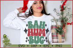 Retro Christmas Bah Hum Bug SVG File Product Image 2