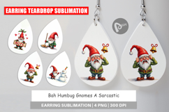Bah Humbug Gnomes Earring Product Image 1