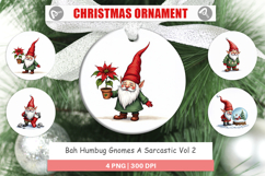Bah Humbug Gnomes Ornament Product Image 1