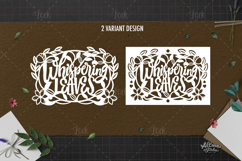 Whispers of Autumn Papercut Template Product Image 2