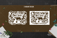 Whispers of Autumn Papercut Template Product Image 3