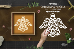 Christmas Angel Papercut SVG Product Image 1