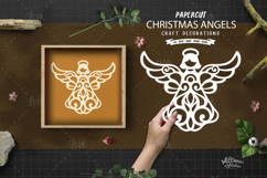 Christmas Angel Papercut SVG Product Image 1