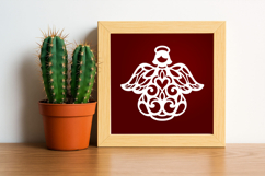 Christmas Angel Papercut SVG Product Image 2