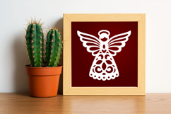 Simple Christmas Angel Cut File Product Image 2