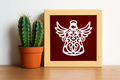 Christmas Angel Papercut SVG Product Image 2