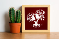 Wedding couple Silhouette Paper Cut Product Image 2