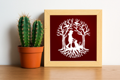 Whispering Trees Silhouette Paper Cut Product Image 2
