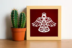 Christmas Angel Papercut SVG Product Image 2