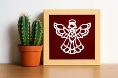 Christmas Angel Papercut SVG Product Image 2