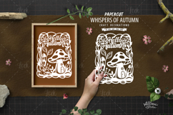 Whispers of Autumn Papercut Template Product Image 2