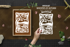 Whispers of Autumn Papercut Template Product Image 2