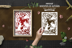 Whispers of Autumn Papercut Template Product Image 2