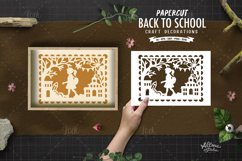 School Scene SVG for Cricut and Silhouette Product Image 1