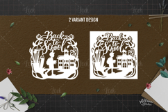 Back to School Paper Cut Design for Crafting Product Image 3