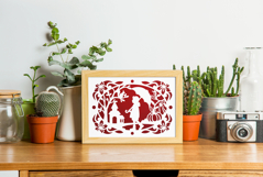 Whispers of Autumn Papercut Template Product Image 2