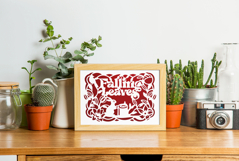 Whispers of Autumn Papercut Template Product Image 2