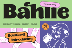 Bahlie - Groovy Bold Display Serif Product Image 1