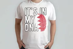 It's in my DNA Bahrain Flag Fingerprint PNG Sublimation Product Image 2