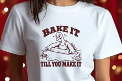 Bake It Till You Make It SVG PNG, Funny Christmas Baking Product Image 3