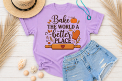Bake The World A Better Place PNG, Baking Sublimation Product Image 3