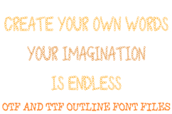 Baked Beans Font Doodle Lettering Cartoon ABC OTF Product Image 3