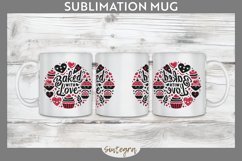Baked With Love v1 Mug Wrap Sublimation Product Image 1