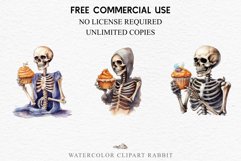 watercolor Baker Skeleton Cake, spooky clipart, nursery, Creepy halloween decoration art image Baker Skeleton Skull Halloween Creepy Clipart PNG Scrapbook Fairy Tale Art Image Watercolor Transparent Print illustration sublimation creepy printable digital