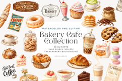 Bakery Cafe Clipart Collection Product Image 1