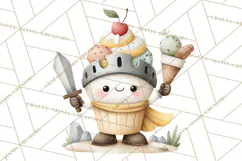Sweet Treats Bakery Clipart PNG, Adorable Pastry Chefs Product Image 2