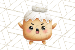 Sweet Treats Bakery Clipart PNG, Adorable Pastry Chefs Product Image 4