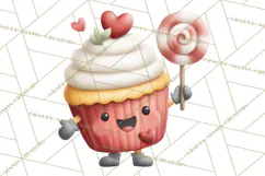 Sweet Treats Bakery Clipart PNG, Adorable Pastry Chefs Product Image 2